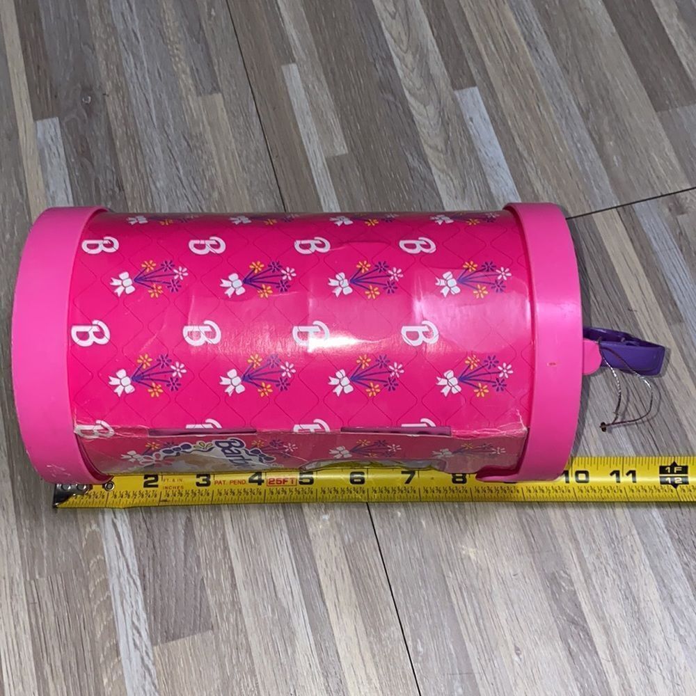 Barbie pink purse accessories tote bag 90s Barbie Accessory Case Mattel toys - Picture 10 of 12